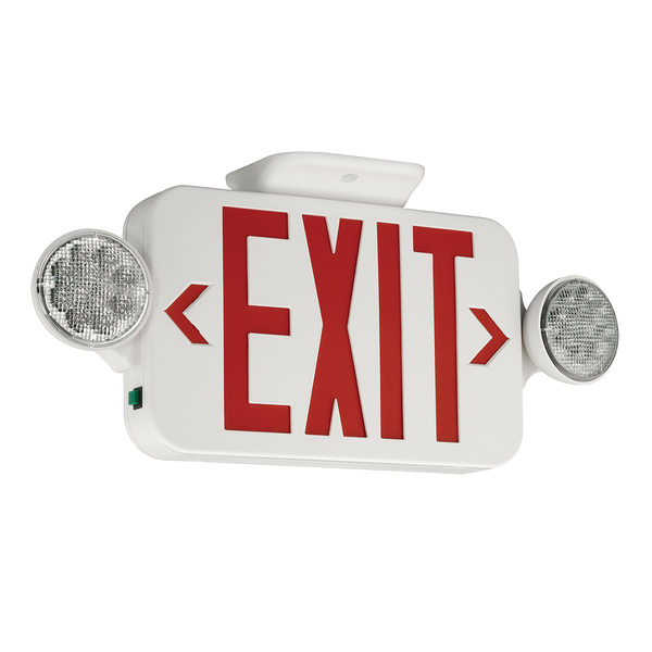 Compass LED Exit Sign / Emergency Light Combo, Self-Diagnostics, CCRSD CCRSD